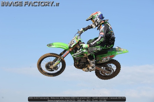2009-10-03 Franciacorta - Motocross delle Nazioni 0393 Free practice MX1 - Gareth Swanepoel - Kawasaki 450 RSA